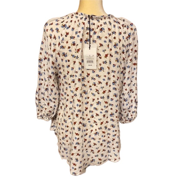 The Nines by Hatch Maternity Women Floral Button Up Maternity Blouse Size Small - Picture 5 of 5